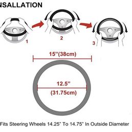 Bling Bling Steering Wheel Cover with Crystal