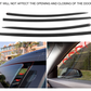 Tesla Window Visors， 4pcs Sun Rain Shade Carbon Fiber Style MOdel 3 and Y
